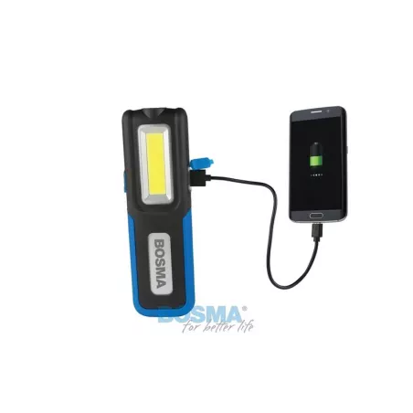 Bosma Lampe Torche LED de Poche 350 LM Rechargeable USB