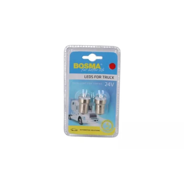 Bosma Bulb 24V 5xLED BA15S Red