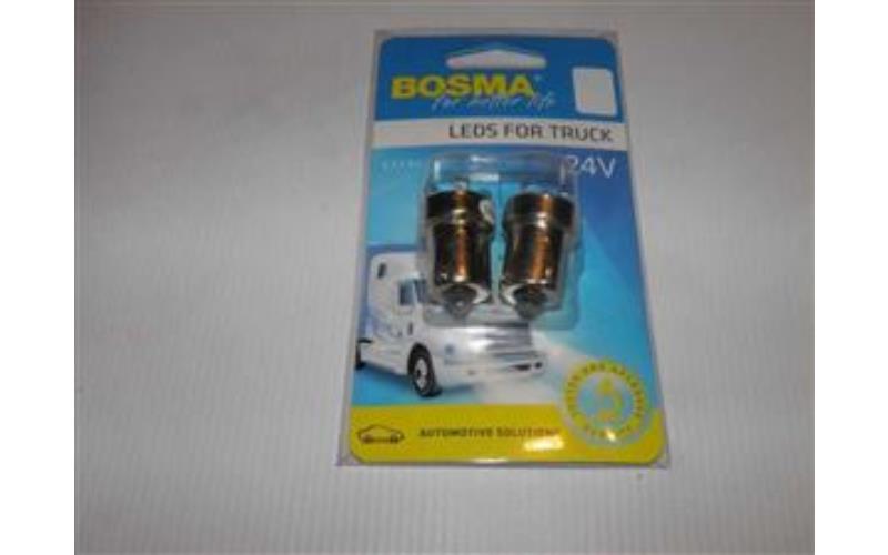 Bosma żarówka 24V 5xLED BA15S Biała (2 Sztuki)