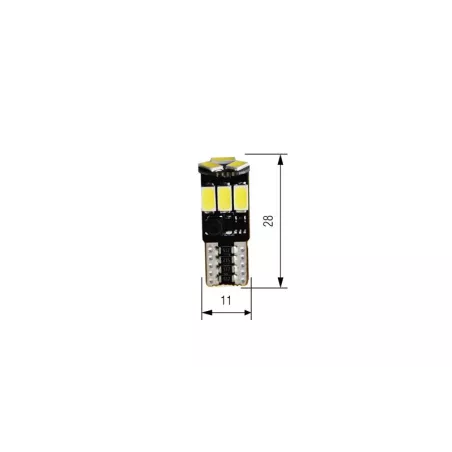 Bosma ЛАМПА 12 / 24V 9xLED SMD5730 T10 6000k CANBUS БЕЛАЯ (2 ШТУКИ)