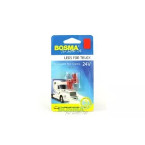 Bosma żarówka 24V 1xLED T10 Czerwona