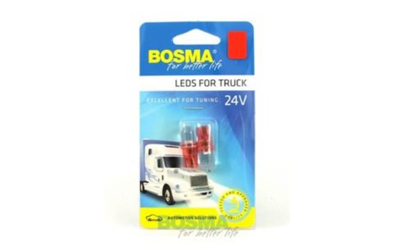 Bosma Glühlampe 24V 1xLED T10 Rot