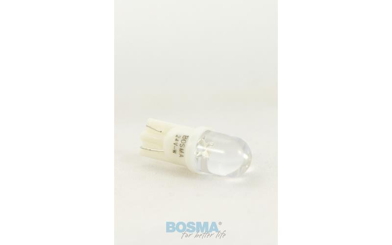 Bosma Bombilla 24V 1xLED Standard T10 6000k Blanca (2 Piezas)