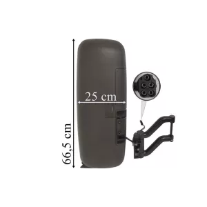 Volvo FM / FH / RH Mirror With Panoramic View And Mounting
