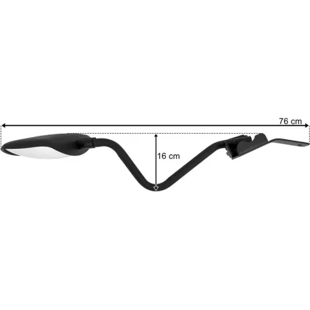 Volvo FH / FM Front Ramp Mirror With Bracket
