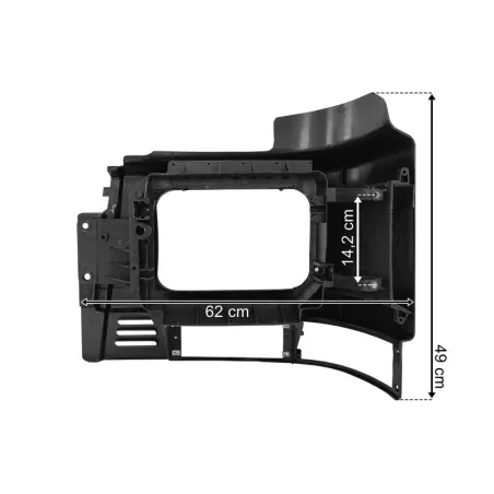 Volvo FM12 Moldura de Faro Derecha (Negra)
