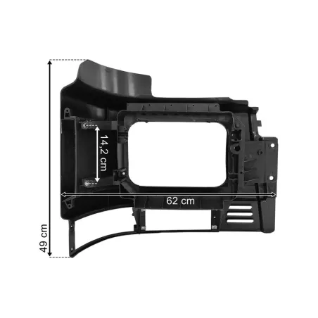 Volvo FM12 Scheinwerferblende Links (Schwarz)