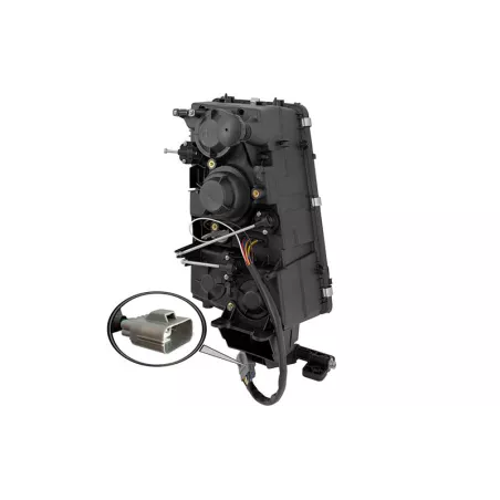 Volvo FH12 (2002-2008) Headlamp RH (Manual Adjustment, Square Connector)