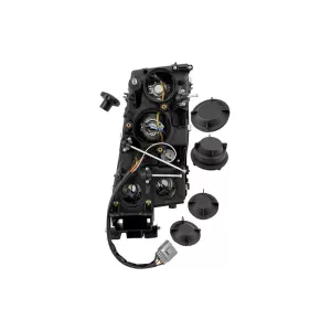 Volvo FH12 (2002-2008) Faro Delantero Dch (Ajuste Manual, Conector Cuadrado)
