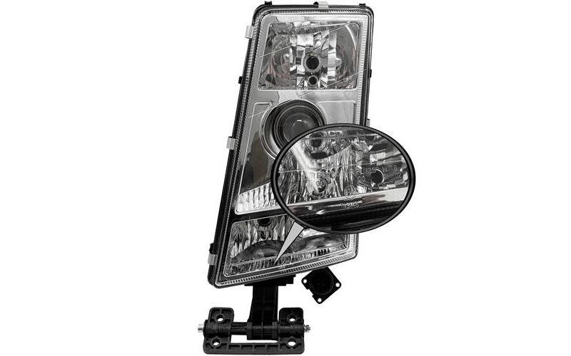 Volvo FH12 (2002-2008) Faro Delantero Izq (Ajuste Manual, Conector Redondo)