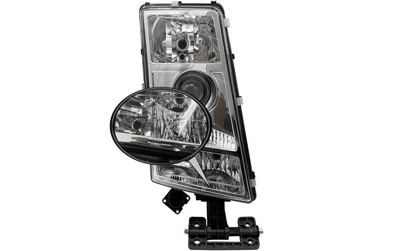 Volvo FH12 (2002-2008) Headlamp RH (Manual Adjustment, Round Connector)