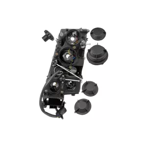 Volvo FH12 (2002-2008) Headlamp RH (Manual Adjustment, Round Connector)