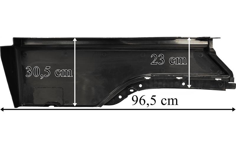 Volvo FH12 / FH13 Przedłużenie Błotnika Tylne Lewe