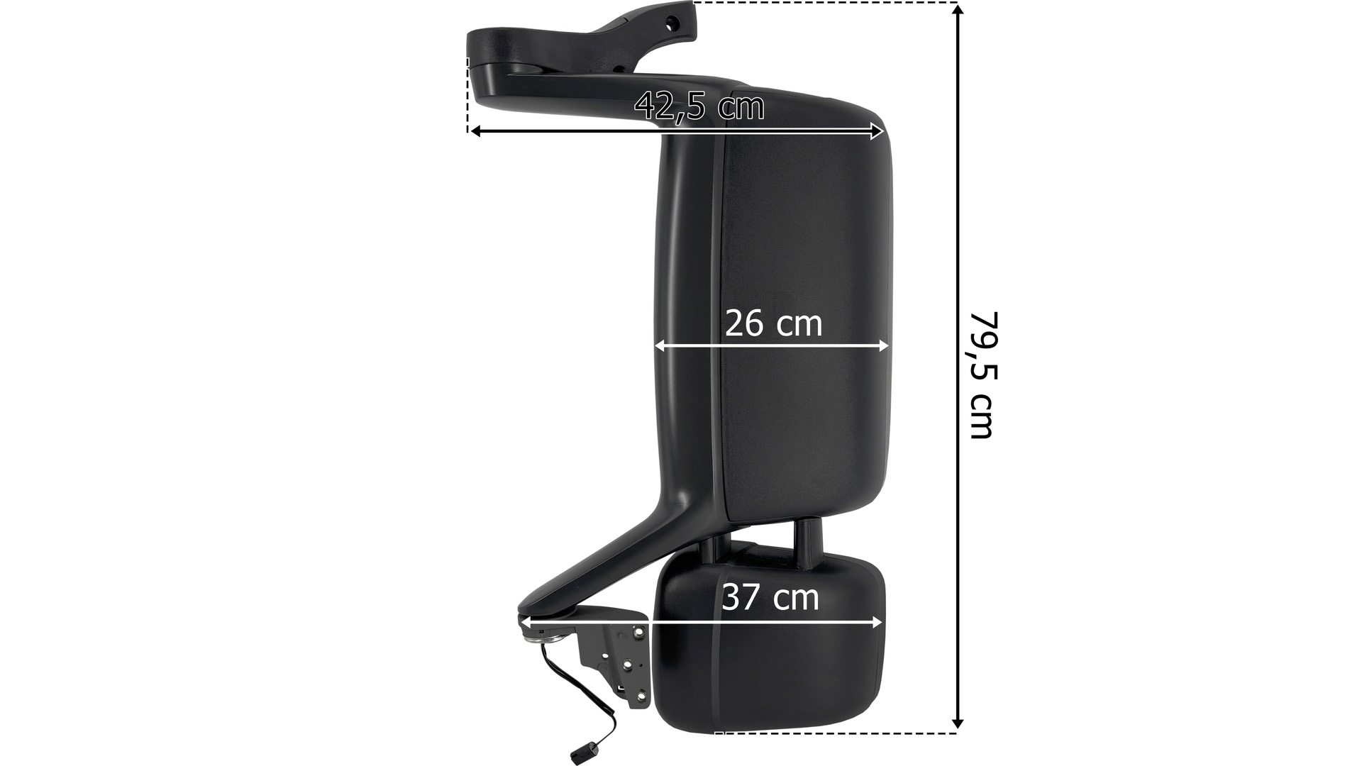 Volvo FH12 (2002-2008) Electrically Adjusted LH Mirror Complete