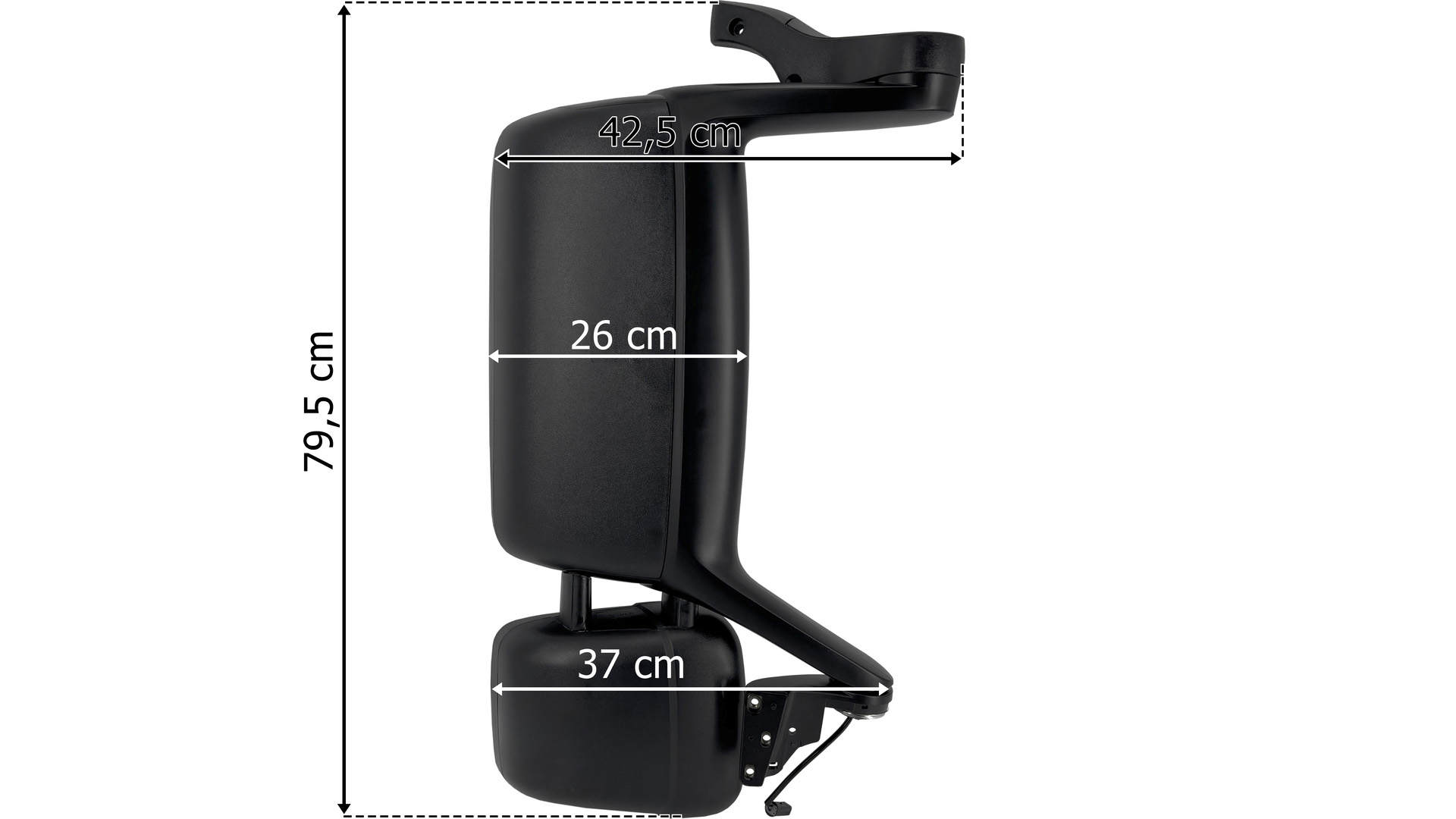 Volvo FH12 (2002-2008) Rétroviseur Réglable Manualement Droit Complet