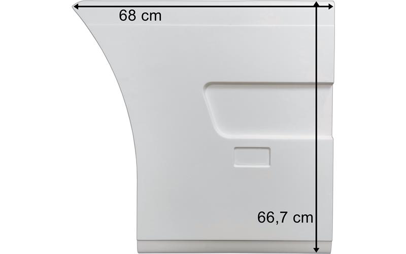 Volvo FH12 (2002-2008) / FH13 (2008-2013) Osłona Międzyosiowa Prawa Część Tylna