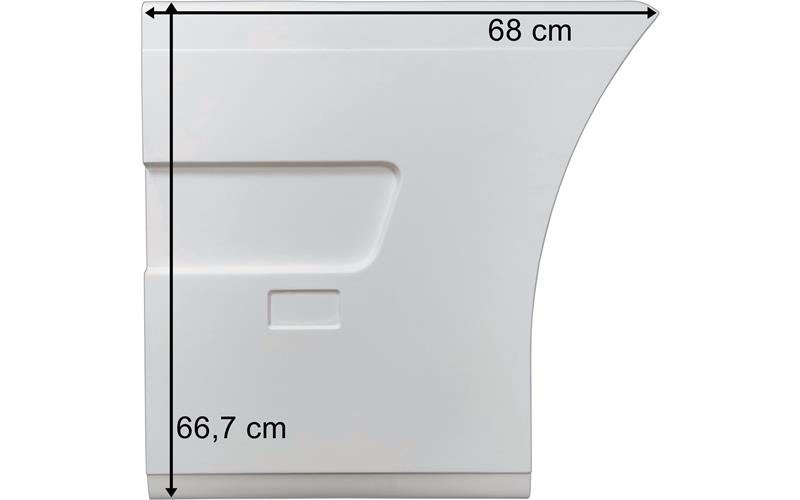 Volvo FH12 (2002-2008) / FH13 (2008-2013) Osłona Międzyosiowa Lewa Część Tylna