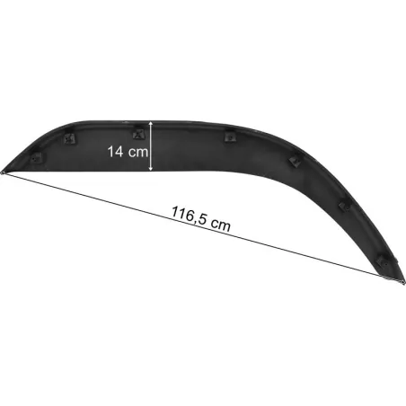 Volvo FH12 (2002-2008) Wide LH Cab Mudguard Edge