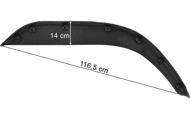 Volvo FH12 (2002-2008) Wide LH Cab Mudguard Edge