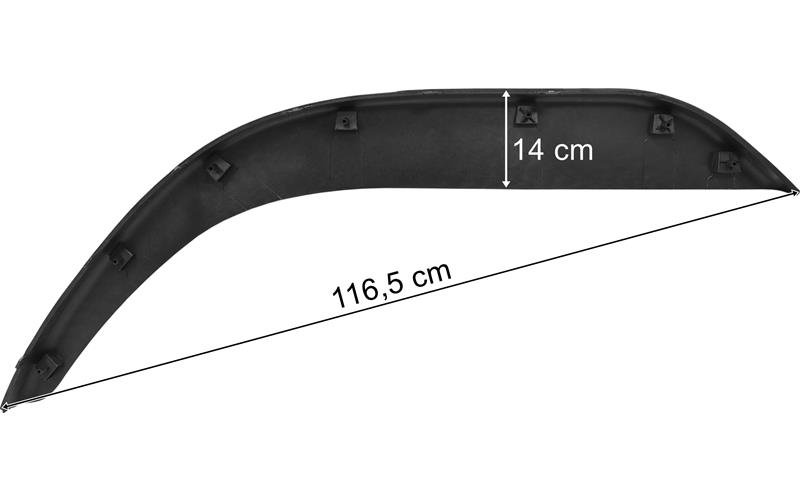 Volvo FH12 / FH13 Kotflügelverbreiterung Vorne Rechts