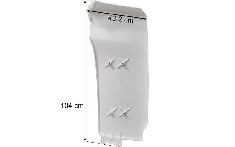 Volvo FH (2002-2008) Spoiler Zakabinowy Prawy Część Górna