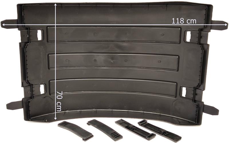 Volvo FH13 (2008-2013) Rear Mudguard Upper Part With Rubbers