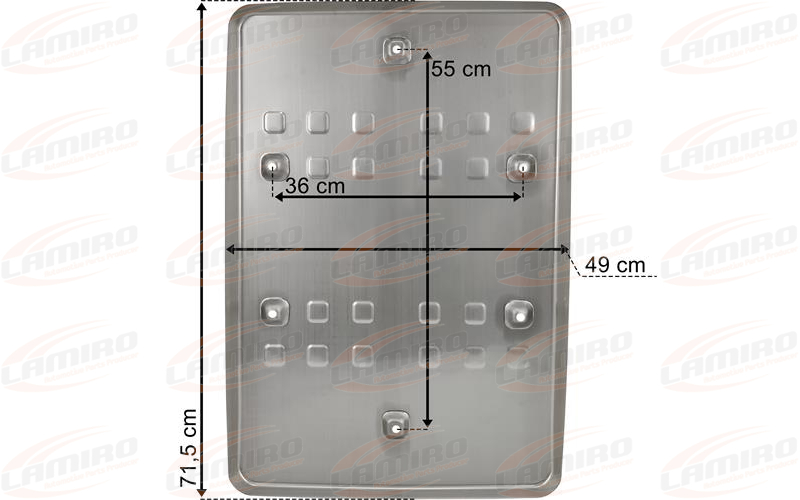 Volvo FH4 / FM4 Escudo Térmico de Silenciador de Escape Lateral