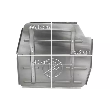 Volvo FH4 / Renault Gama T Bouclier Thermique / Cache Silencieux Supérieur (Aluminium)