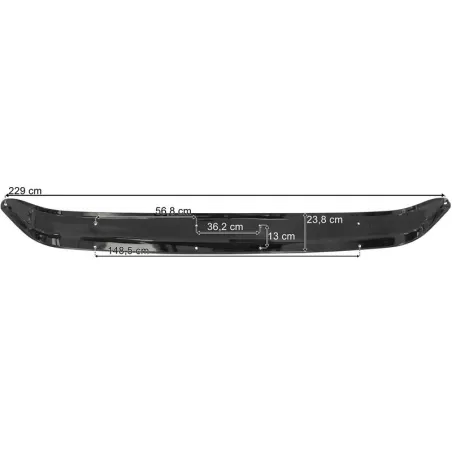 Volvo FH12 / FH16 / FM7 / FM12 СОЛНЦЕЗАЩИТНЫЙ КОЗЫРЁК (БЕЗ ОТВЕРСТИЙ)