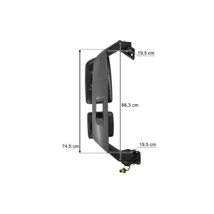 Volvo FH4 (2013-) Mirror RH Complete (Heated, Electrically Adjustable)