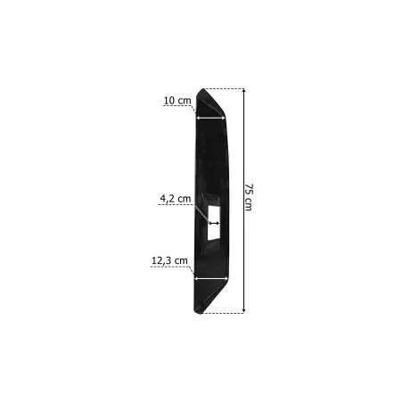 Volvo FH4 RH Central Mirror Bracket Cover (Black)