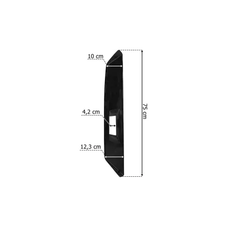 Volvo FH4 LH Central Mirror Bracket Cover (Black)