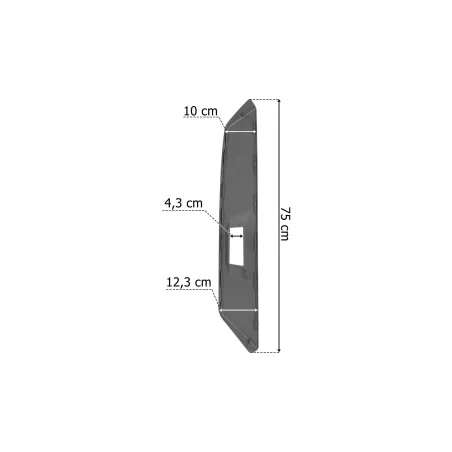 Volvo FH4 LH Central Mirror Bracket Cover (Gray)