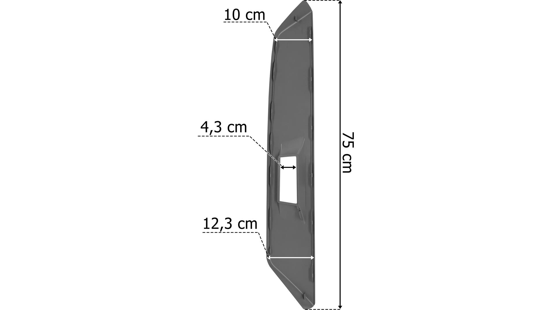 Volvo FH4 Couvercle de Support de Rétroviseur Centrale Gauche (Gris)