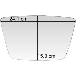 Volvo FH4 Verre D’insert du Rétroviseur de Rampe Avant