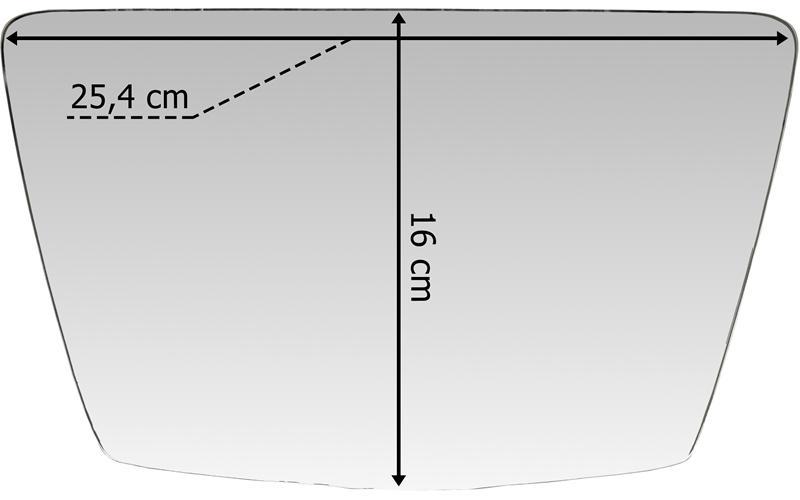 Volvo FH4 Kerb / Ramp Mirror Glass (Side)