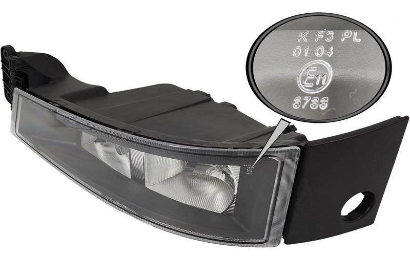 Volvo FH4 Fog Lamp LH (H7+h1)