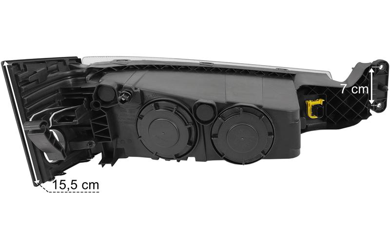 Volvo FH4 Halogen Lewy (H7+h1)