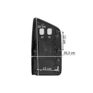 Volvo FH4 / FH5 / FM5 Glace de Rétroviseur Principal Gauche (Avec Détection D’angle Mort)
