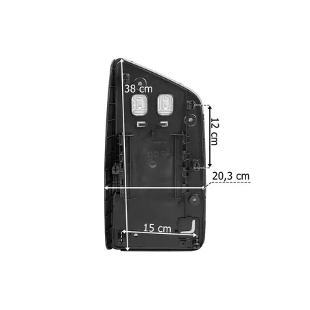 Volvo FH4 / FH5 / FM5 Main Mirror Glass LH (With Blind Spot Detection)