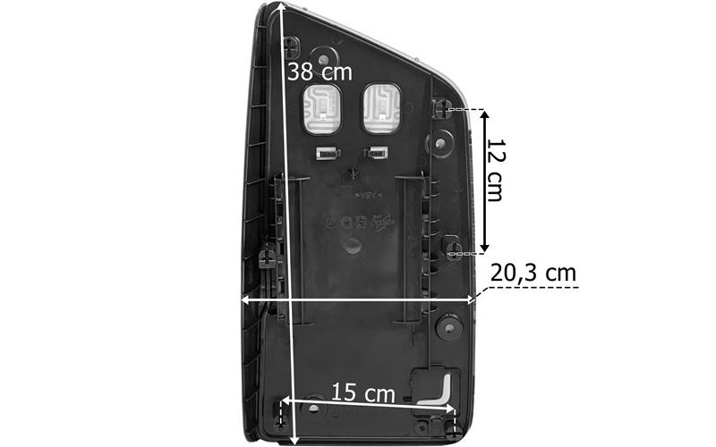 Volvo FH4 / FH5 / FM5 Main Mirror Glass LH (With Blind Spot Detection)