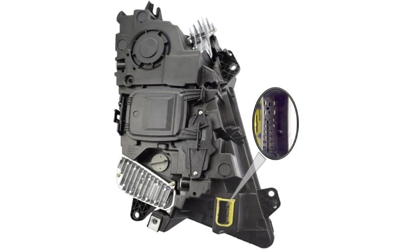 Volvo FH4 FM4 Faro Izquierdo con Antiniebla Eléctrico (Inserto Cromado)