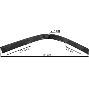 Volvo FH4 (2013-) Under Bumper Spoiler RH (Black)