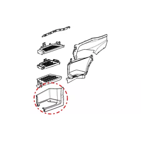 Volvo FH4 / FH5 Lower LH Step