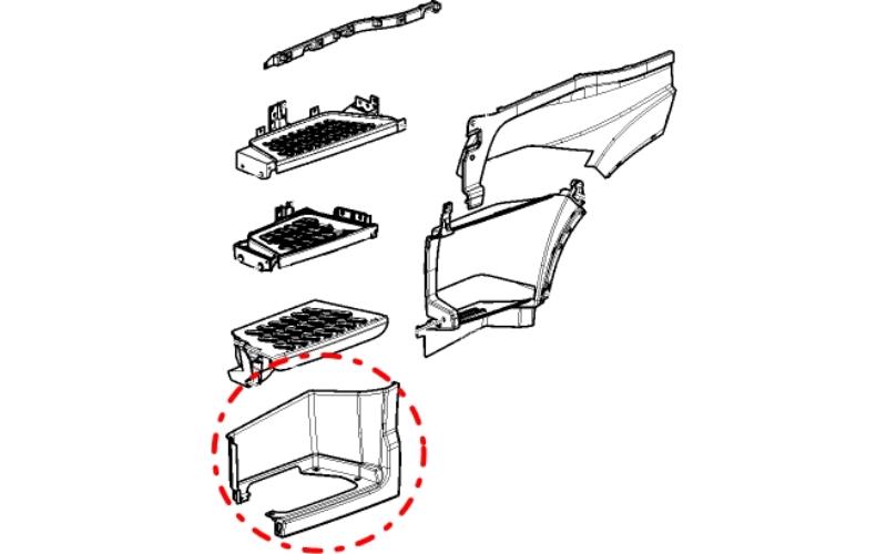 Volvo FH4 / FH5 Lower LH Step