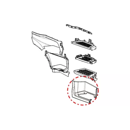 Volvo FH4 / FH5 Lower RH Step