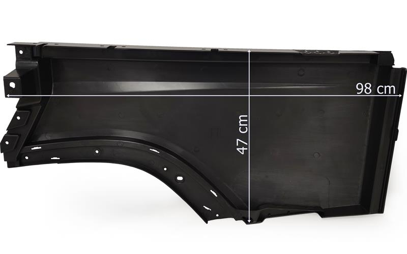 Volvo FH4 Extensión de Guardabarros Dch