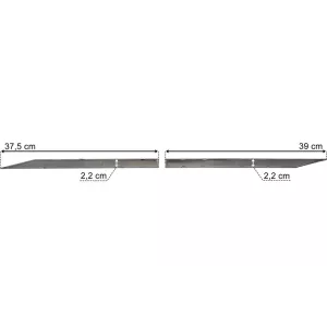 Volvo FH4 Front Grille Strips Chrome Left + Right