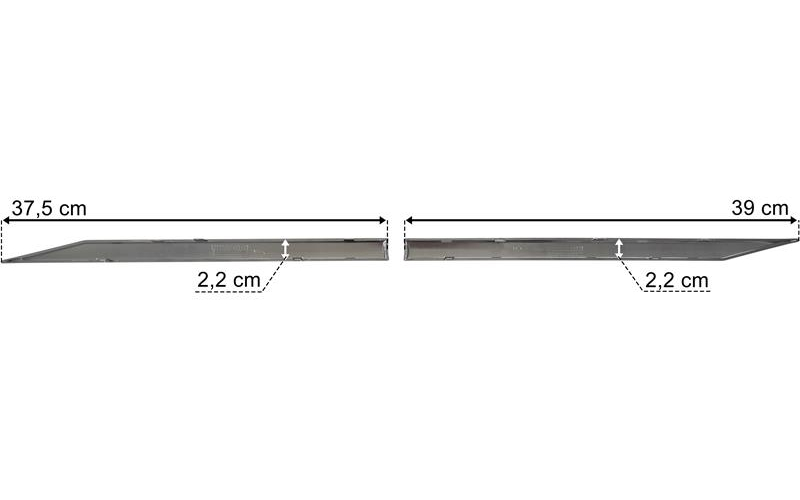 Volvo FH4 Molduras de Parrilla Frontal Cromadas Izquierda + Derecha