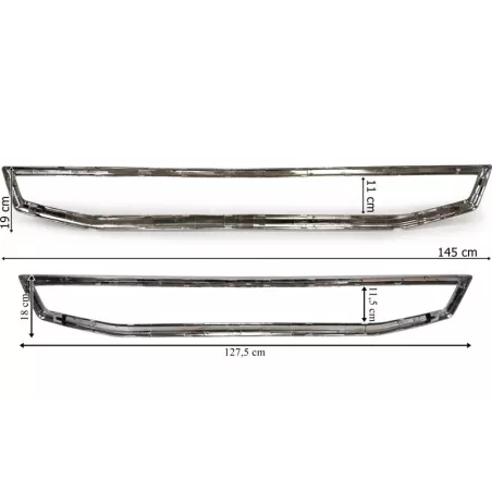 Volvo FH4 Chromed Upper Lower Grille Frame